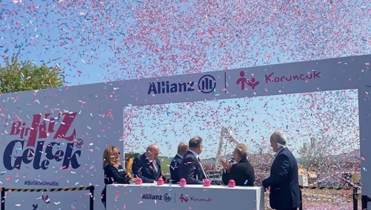 Koruncuk Vakfı, Allianz Türkiye’nin desteğiyle yeni bir yurt binasının temellerini attı!